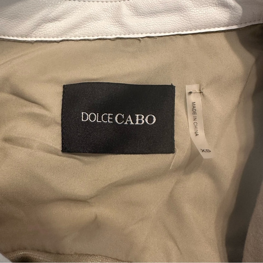 DOLCE CABO SOFT FAUX SUEDE DRESS - CREME/White  size XS(b2 - Picture 9 of 12